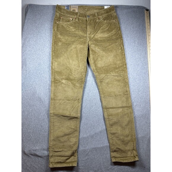 WOMEN'S LEVI'S BOYFRIEND LIGHT BROWN CORDUROY PANTS-MID RISE‎ 29x30 NWT - Picture 1 of 7
